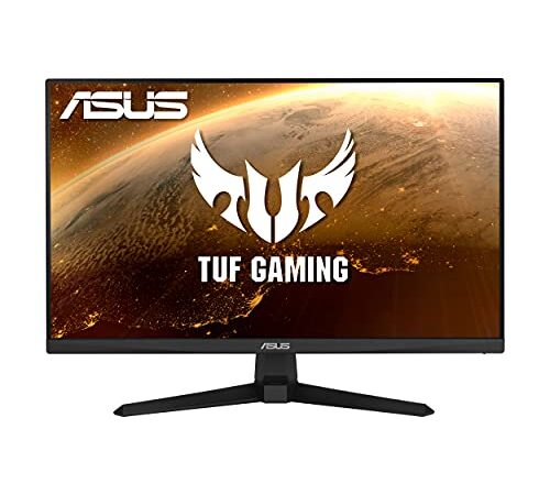 ASUS TUF Gaming 23.8” 1080P Monitor (VG247Q1A) - Full HD, 165Hz (Supports 144Hz), 1ms, Extreme Low Motion Blur, Adaptive-sync, FreeSync Premium, Shadow Boost, Speakers, Eye Care, HDMI, DisplayPort