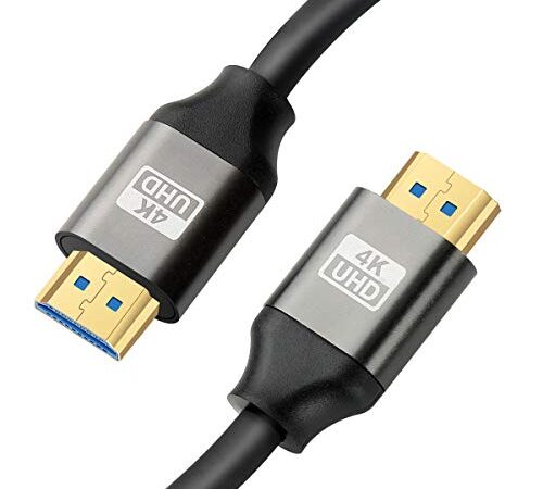 HDMI Cable 15feet(5meter), 4K hdmi to hdmi Cable/Lead,Aievrgad hdmi 2.0 Ultra High Speed 18Gbps 4K@60Hz, ARC,3D,Ethernet,Video Return,UHD 2160p,HD 1080p, 21:9, 4:4:4, Gold-Plated for Fire TV/PS3/4