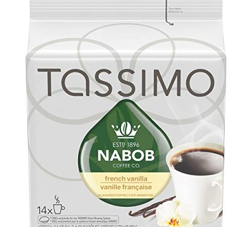Tassimo Nabob Coffee French Vanilla, 14 T-Discs