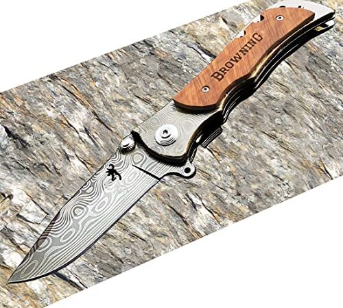 Tools Heavy Duty Tactical Hiking Camping Outdoor Survival Hunting Knife, Utility Knife Wooden Handle