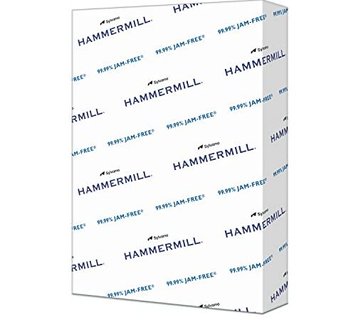 Hammermill A4 Paper, 20 lb Copy Paper (210mm x 297mm) - 1 Ream (500 Sheets) - 92 Bright, Made in the USA