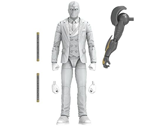 Hasbro Marvel Legends Series Disney Plus Mr. Knight MCU Series Action Figure 6-inch Collectible Toy, Includes 4 Accessories and 1 Build-A-Figure Part, Multicolored, F3859