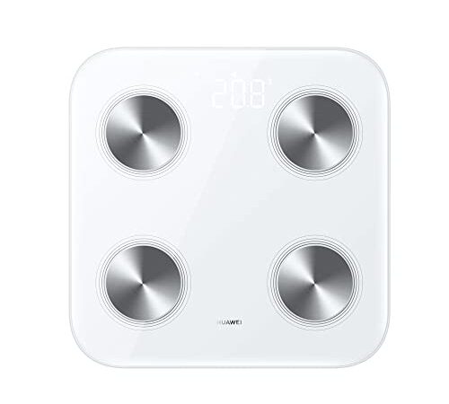 HUAWEI Scale 3, Smart Fat BMI Body Scale, Wi-Fi & Bluetooth Connection, 11 Body Indicators, Supports Android and iOS devices