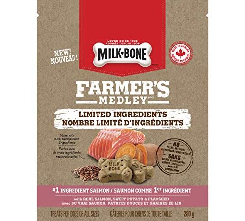 Milk-Bone Farmer’s Medley Limited Ingredient Salmon Dog Treat 280g