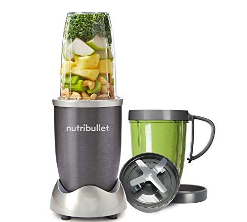 NutriBullet 600 Superfood Nutrition Extractor, Blender & Mixer System (8-Piece Set)