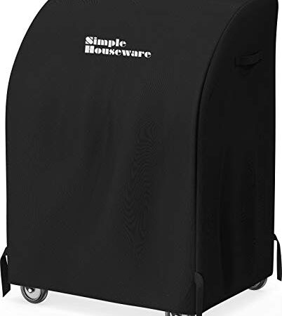 SimpleHouseware 32-Inch Waterproof Heavy Duty Gas BBQ Grill Cover, Weather-Resistant Polyester