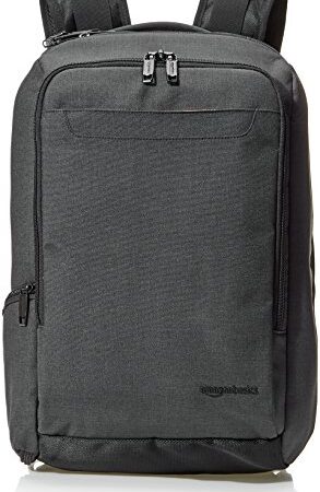 Amazon Basics Slim Carry On Laptop Travel Overnight Backpack - Black