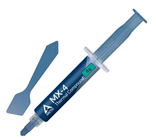 ARCTIC MX-4 (incl. Spatula, 8 g) - Premium Performance Thermal Paste for All Processors (CPU, GPU - PC, PS4, Xbox), Very high Thermal Conductivity, Long Durability, Safe Application, Non-Conductive