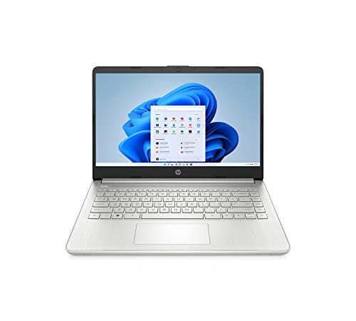 HP 14 Laptop, Intel Pentium Silver N6000, 4 GB RAM, 256 GB SSD, 14-Inch FHD Display, Windows 11 Home, with Amazon Alexa Voice Service Support, Silver, 14-dq3016ca, 2022 Model (2L7U4UA)