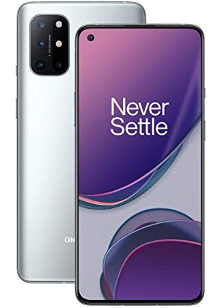 OnePlus 8T+ 5G 12GB(RAM)+256GB 120Hz Display US Model Unlocked KB2007 Single SIM Smartphone - Lunar Silver (Renewed)