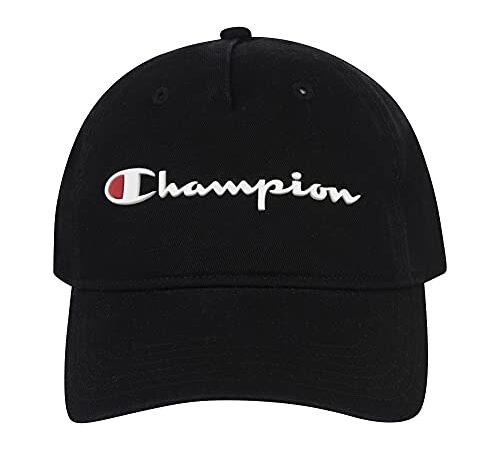 Champion Ameritage Dad Adjustable Cap, Medium Black, One Size