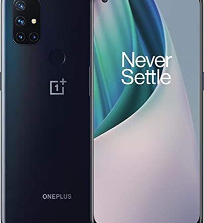 OnePlus Nord N10 (5G) 6GB(RAM)+128GB 90Hz Display (T-Mobile/Sprint Unlocked) BE2028 64MP Quad Camera Smartphone - Black (Renewed)