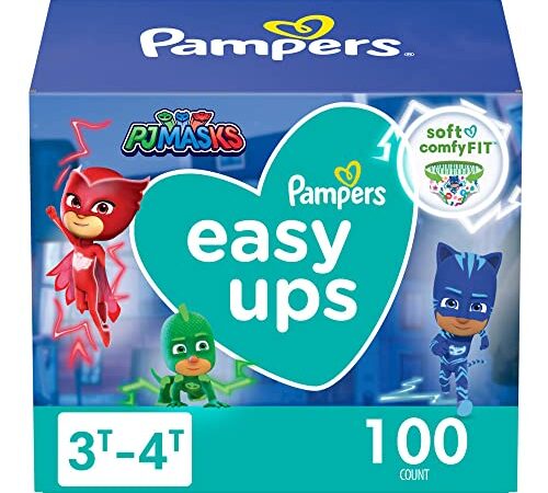 Pampers Potty Training Underwear for Toddlers, Easy Ups Diapers, Training Pants for Boys and Girls, Size 5 (3T-4T), 100 Count, Giant Pack (Packaging May Vary)