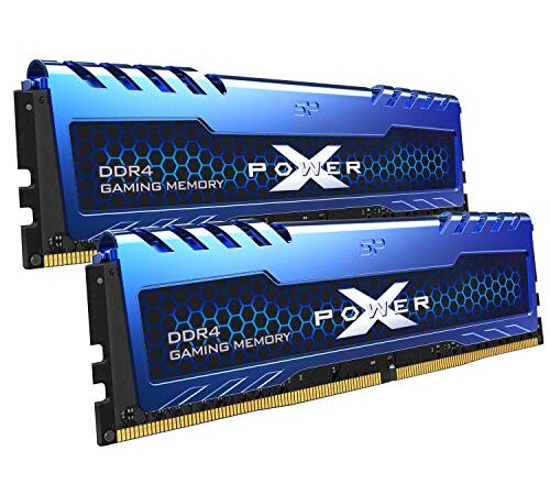 Silicon Power 16GB (8GBx2) XPOWER Turbine Gaming DDR4 3200MHz (PC4 25600) 288-pin CL16 1.35V UDIMM Desktop Memory Module - Low Voltage (SP016GXLZU320BDA)