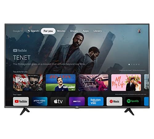 TCL 43" Class 4-Series 4K UHD HDR Smart Google TV – 43S446-CA