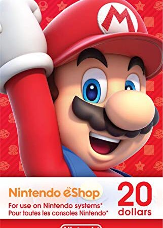 $20 Nintendo eShop Gift Card [Digital Code]