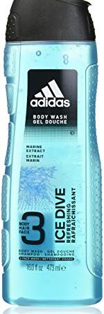 adidas - Ice Dive 3-in-1 Shower Gel & Shampoo for Men