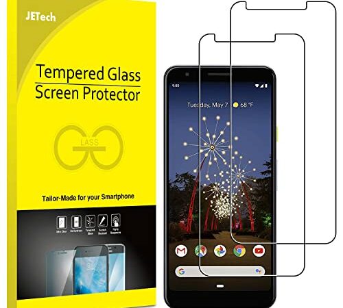 JETech Screen Protector for Google Pixel 3a, Tempered Glass Film, 2-Pack