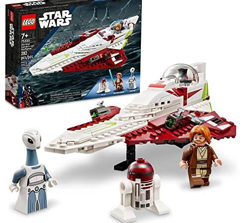 LEGO Star Wars OBI-Wan Kenobi’s Jedi Starfighter 75333 Building Set (282 Pieces)