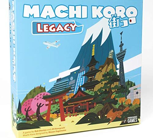 Machi Koro Legacy – A Board Game by Pandasaurus 2-4 Players – Board Games for Family 30-45 Minutes of Gameplay – Games for Family Game Night – for Kids and Adults Ages 8+ - English Version