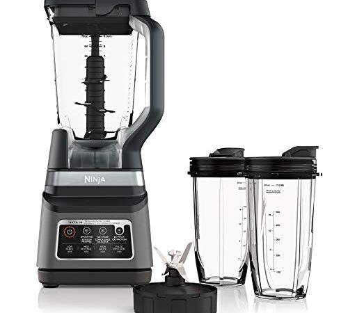 Ninja BN751C, Professional Plus Blender DUO with Auto-iQ, Black/Silver, 1200W (Canadian Version)