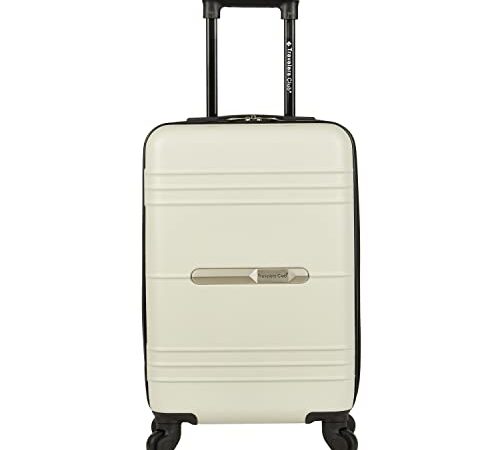 Travelers Club 20" Richmond Spinner Carry-on Luggage, Bone, Carry-On 20-Inch, 20" Richmond Spinner Carry-on Luggage