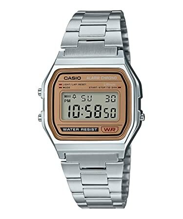 Casio Men's Casual Classic Bracelet Watch Grey A158WEA-9CF