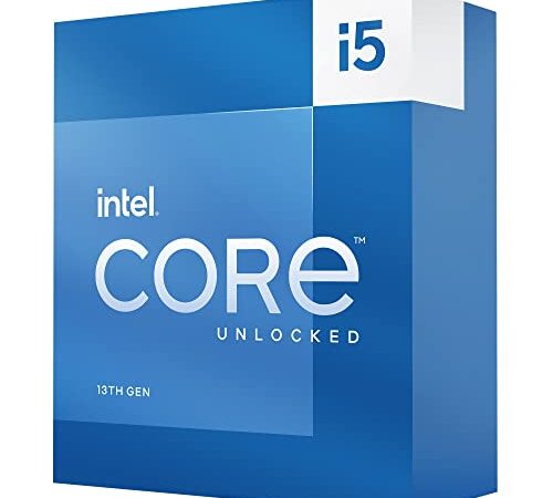 Intel Core i5-13600K Desktop Processor 14 cores (6 P-cores + 8 E-cores) 24M Cache, up to 5.1 GHz