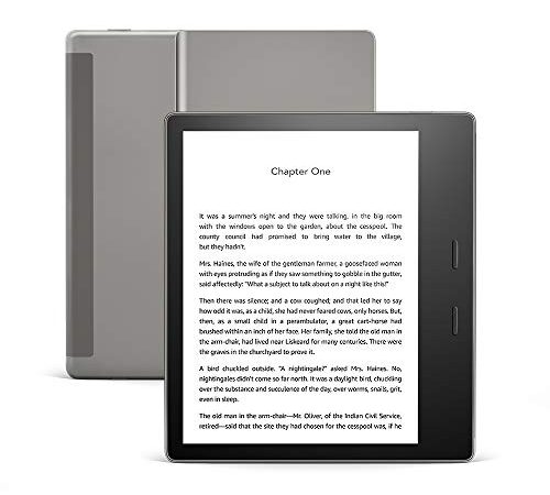 Kindle Oasis – With 7” display and page turn buttons - 8 GB, Wi-Fi + 3 Months Free Kindle Unlimited (with auto-renewal)