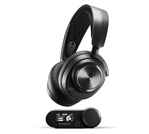 New SteelSeries Arctis Nova Pro Wireless Xbox Multi-System Gaming Headset - Premium Hi-Fi Drivers - Active Noise Cancellation - Infinity Power System - Xbox, PC, PS5/PS4, Switch, Mobile