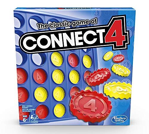 The Classic Game of Connect 4; Strategy Game for 2 Players; Connect 4 Grid; Get 4 in a Row; Game for Kids Ages 6 and Up