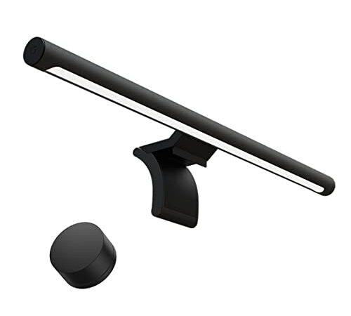 Xiaomi Mi Computer Monitor Light Bar - Easy Installation, Extra Computer Lighting w/o Taking Desktop Space, w/Wireless Remote Control Adjusting Lights Easily