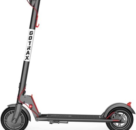 Gotrax GXL V2 Electric Scooter - 8.5" Pneumatic Tire - Max 19Km and 25km/h Speed - EABS and Rear Disk Brake, Cruise Control, Foldable Escooter for Adults(Black)