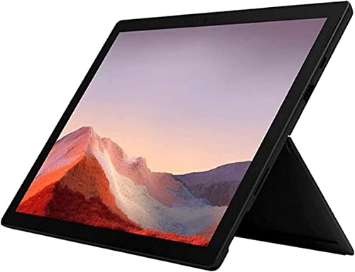 Microsoft Surface Pro 7, 12.3" Touch Screen, Intel core i5-1035G4, 8 GB RAM, 256 GB SSD, Windows 10 Home, Matte Black - Renewed