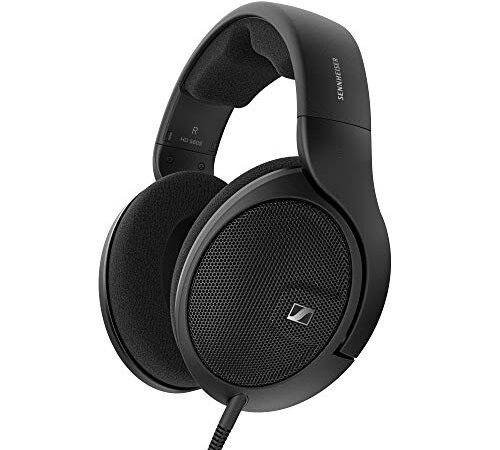 Sennheiser HD 560 S Over-The-Ear Audiophile Headphones - Neutral Frequency Response, E.A.R. Technology for Wide Sound Field, Open-Back Earcups, Detachable Cable, (Black) (HD 560S)