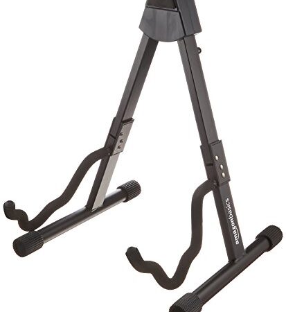 AmazonBasics Guitar Folding A-Frame Stand for Acoustic and Electric Guitars