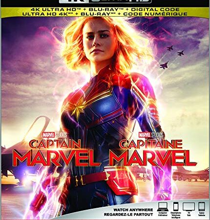Captain Marvel [4K Ultra HD + Blu-ray + Digital] (Bilingual)