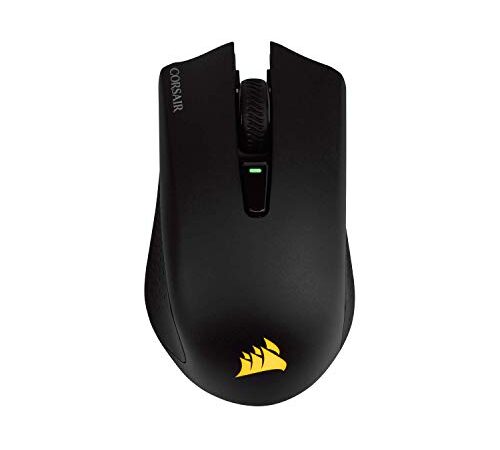 Corsair Harpoon RGB Wireless, Rechargeable Mouse with Slipstream Technology, Black, Backlit RGB LED, 10000 DPI - CH-9311011-NA