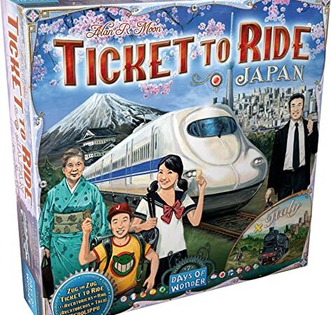 Days of Wonder Ticket To Ride: Map #7 Japan/ Italy - Bilingual English/French