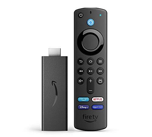 Fire TV Stick with Alexa Voice Remote (includes TV controls), HD streaming device