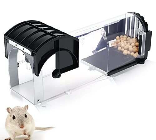 Humane Mouse Trap,Reusable Live Mice Trap for Indoor Outdoor Use,Kids/Pets Safe