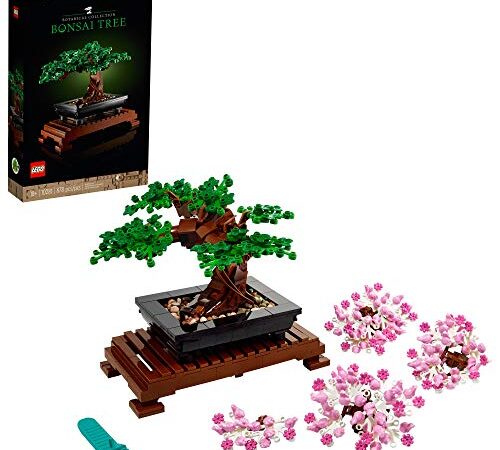 LEGO Bonsai Tree 10281 Building Kit, a Building Project to Focus The Mind with a Beautiful Display Piece to Enjoy, New 2021 (878 Pieces)