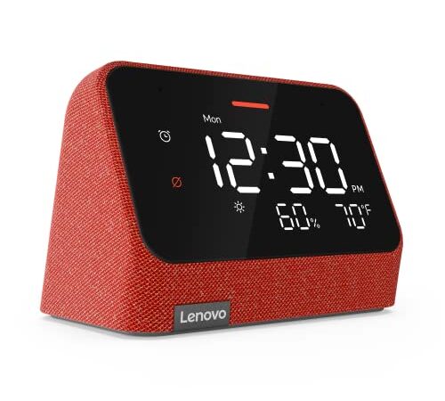 Lenovo ZAA30006US CD-4N342Y Clock, Red