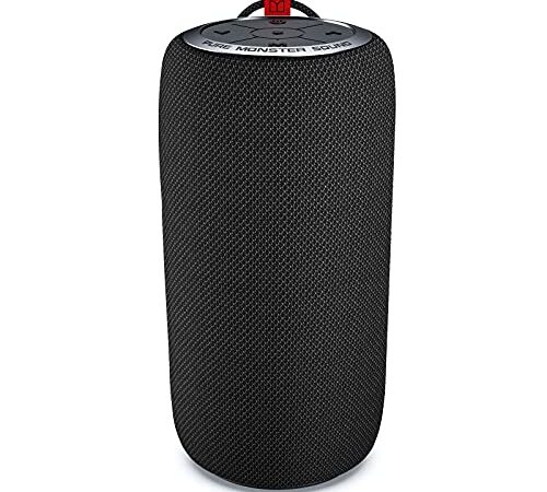 Monster Bluetooth Speaker, Superstar S310 Portable Bluetooth Speakers. 20W True Wireless Stereo Pairing Deliver Dynamic Sound,Waterproof Speaker, 24H,Bluetooth 5.0 Built-in Mic, iPhone, Samsung