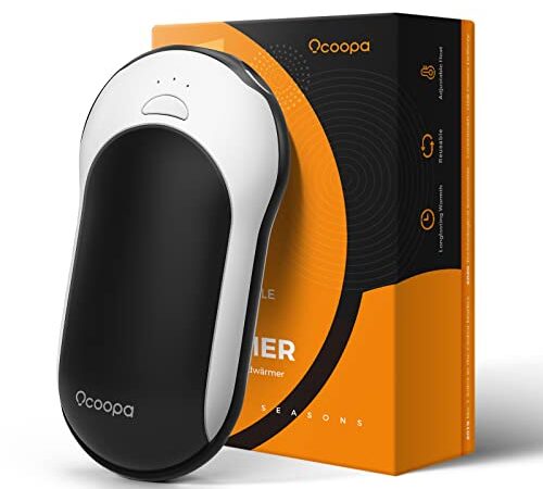 OCOOPA 10000mAh Hand Warmers Rechargeable, Electric Hand Warmer Power Bank, 15hrs Long Lasting Heat, 3 Levels, Outdoors, Raynauds, Heat Therapy