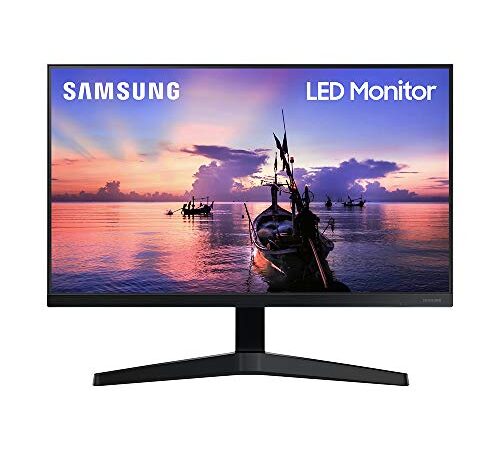 SAMSUNG T350 Series 22-Inch FHD 1080p Computer Monitor, 75Hz, IPS Panel, HDMI, VGA (D-Sub), 3-Sided Border-Less, FreeSync (LF22T350FHNXZA)