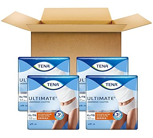 TENA Protective Incontinence Underwear, Ultimate Absorbency, Extra Large, 44 count