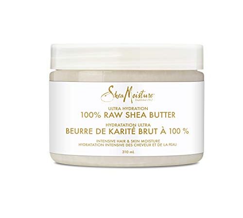 SheaMoisture 100% Raw Shea Butter for intensive hair and skin moisture Ultra Hydration paraben free 310 ml