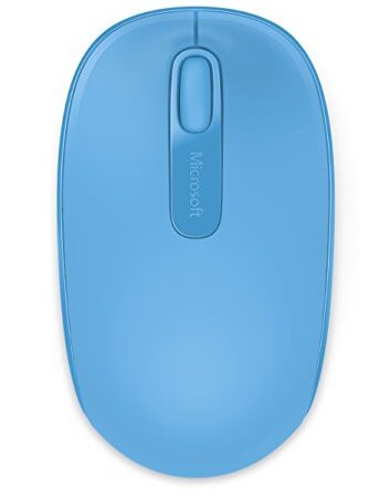 Microsoft Wireless Mobile Mouse 1850: Essential, Sleek, Microsoft Mouse - Cyan Blue