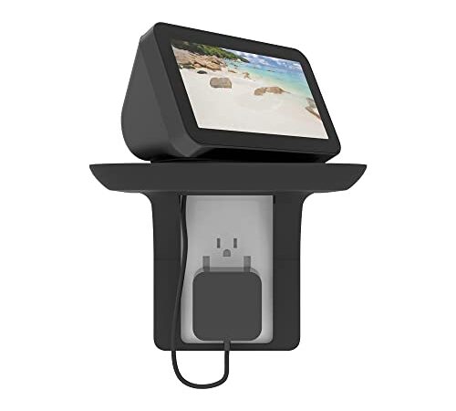 Aokicase For Echo Show 5 (1st & 2nd Gen) holder 360° adjustable stand. Simply tilt your Echo Show 5 forward or back to improve the viewing angle (Echo Show 5, Black) A346
